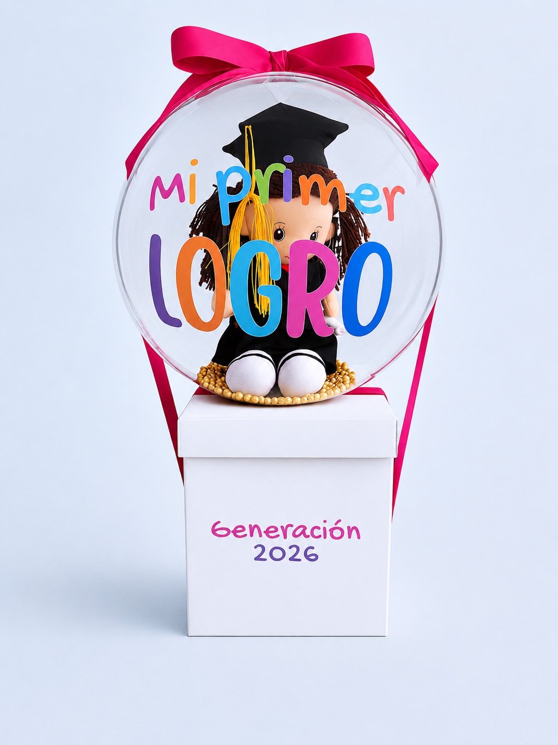 Globo burbuja personalizado de graduación